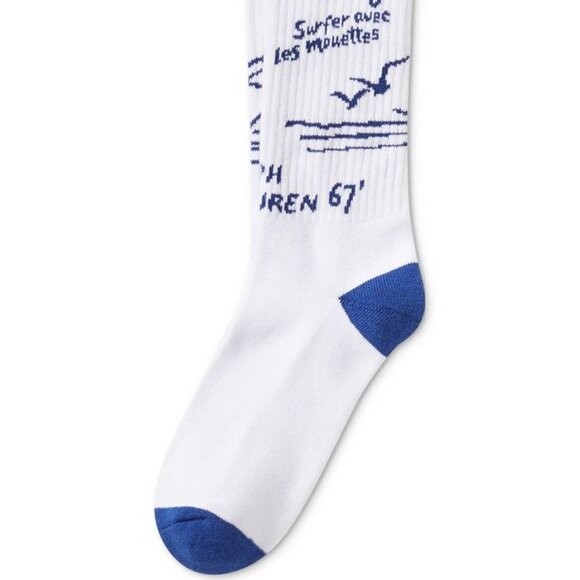 Polo Ralph Lauren Men's Cote D'Azur Graphic Logo Socks - Picture 3 of 4